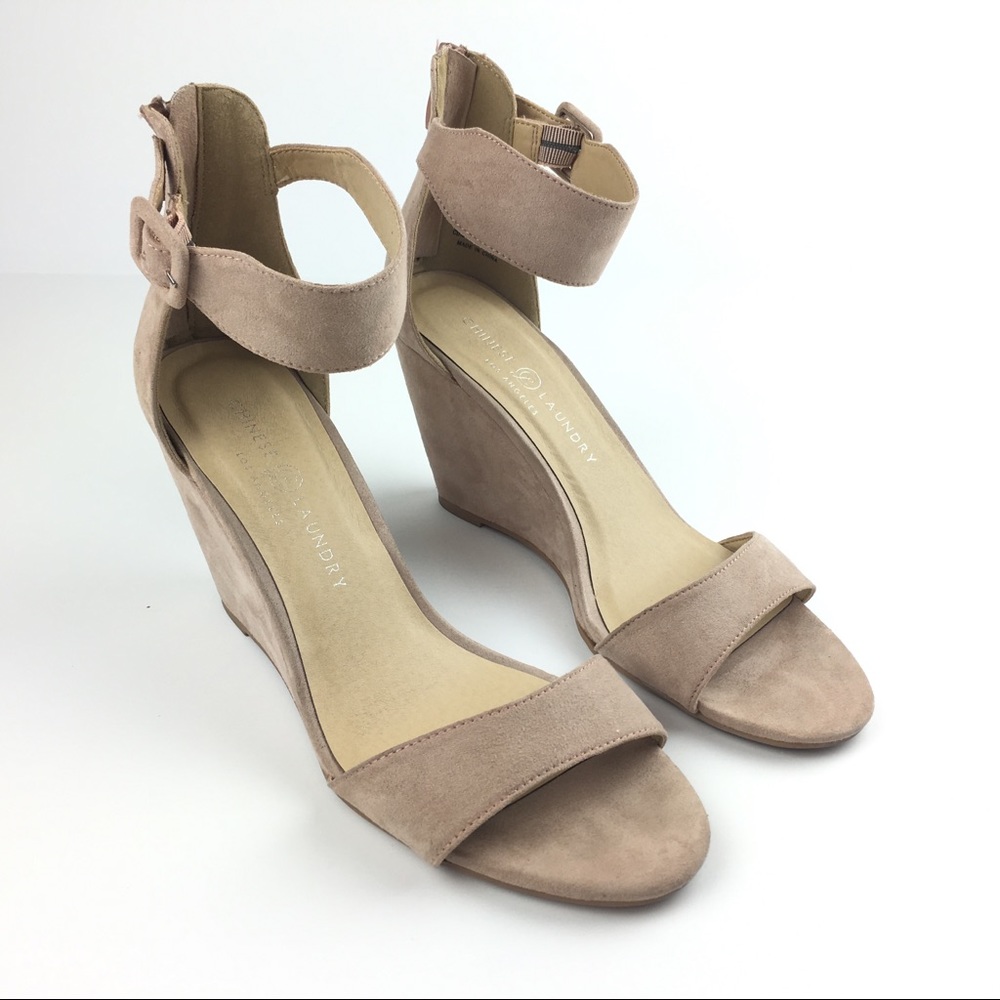 Chinese Laundry Blush Wedge Sandals